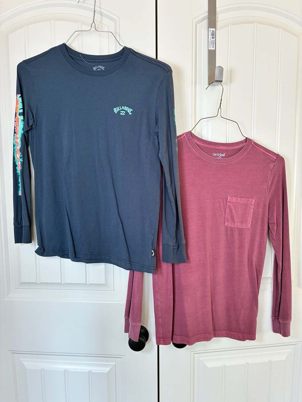 Billabong Boys Snaking Arches, and Cat & Jack Long Sleeve T-Shirt Pair, Boys lar